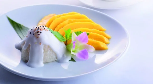 Ryżowy deser z mango