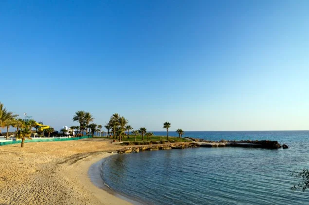 Sandstrand auf Zypern, Ayia Napa - Famagusta