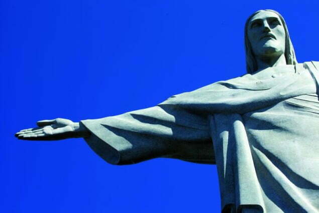 Christ the Redeemer statue in Rio de Janeiro in Brazil