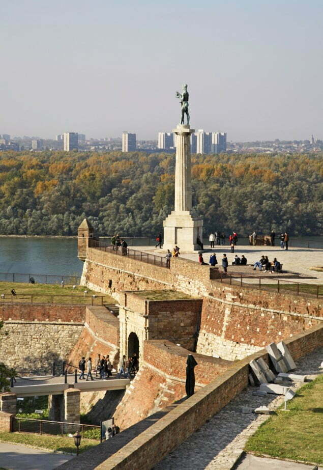 Monument winner in Belgrade. Serbia