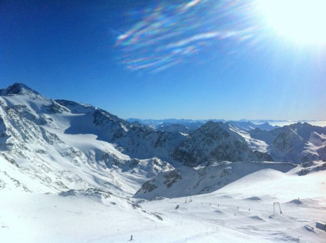 Stubai to najrozleglejszy teren lodowcowy w austriackich Alpach. Fot. Julia Zambrzycka
