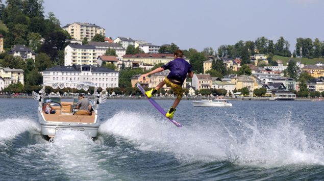 Traunsee, wakeboarding Fot. MTV Ferienregion Traunsee